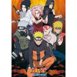 naruto shippuden - poster maxi 91,5x61cm - il gruppo di naruto