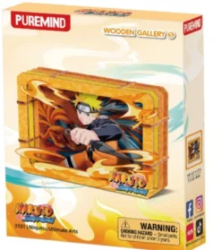 naruto shippuden - quadretto in legno 3d - un personaggio a sopresa