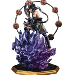 naruto shippuden - sasuke uchiha - precious gem series pvc 28cm