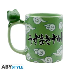 naruto shippuden - tazza con manico 3d 460ml - naruto e gama-chan