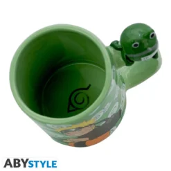 naruto shippuden - tazza con manico 3d 460ml - naruto e gama-chan