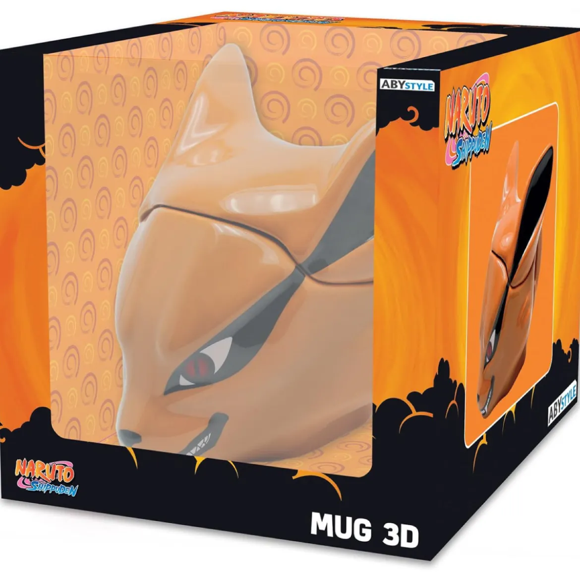 naruto shippuden - tazza 3d - kyubi