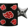 naruto shippuden - tazza 3d - shuriken akatsuki