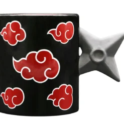 naruto shippuden - tazza 3d - shuriken akatsuki