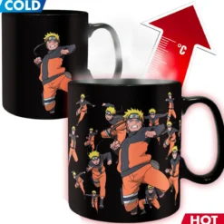 naruto shippuden - tazza heat change 460ml - multicloning