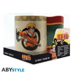 naruto - tazza 3d 460ml - pergamena