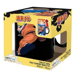 naruto - tazza termosensibile 460ml - naruto & sasuke