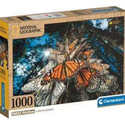 national geographic - farfalle - puzzle 1000 pezzi