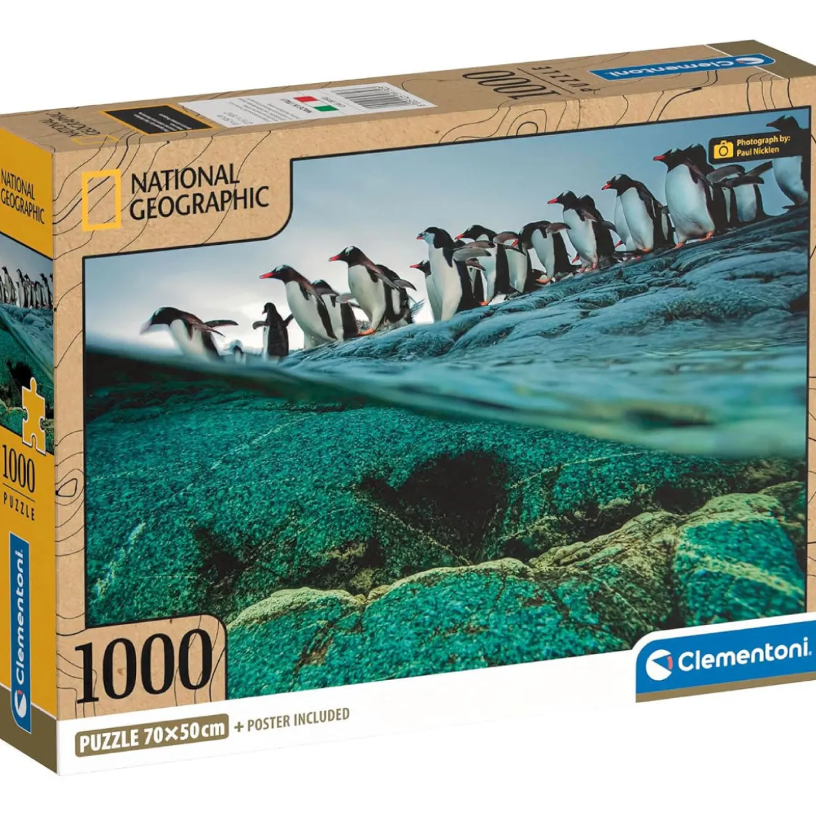 national geographic - pinguini - puzzle 1000 pezzi