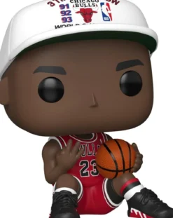 nba: bulls- michael jordan (3 times in a row) - funko pop! 222