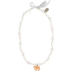 necklace hanni dog, off white