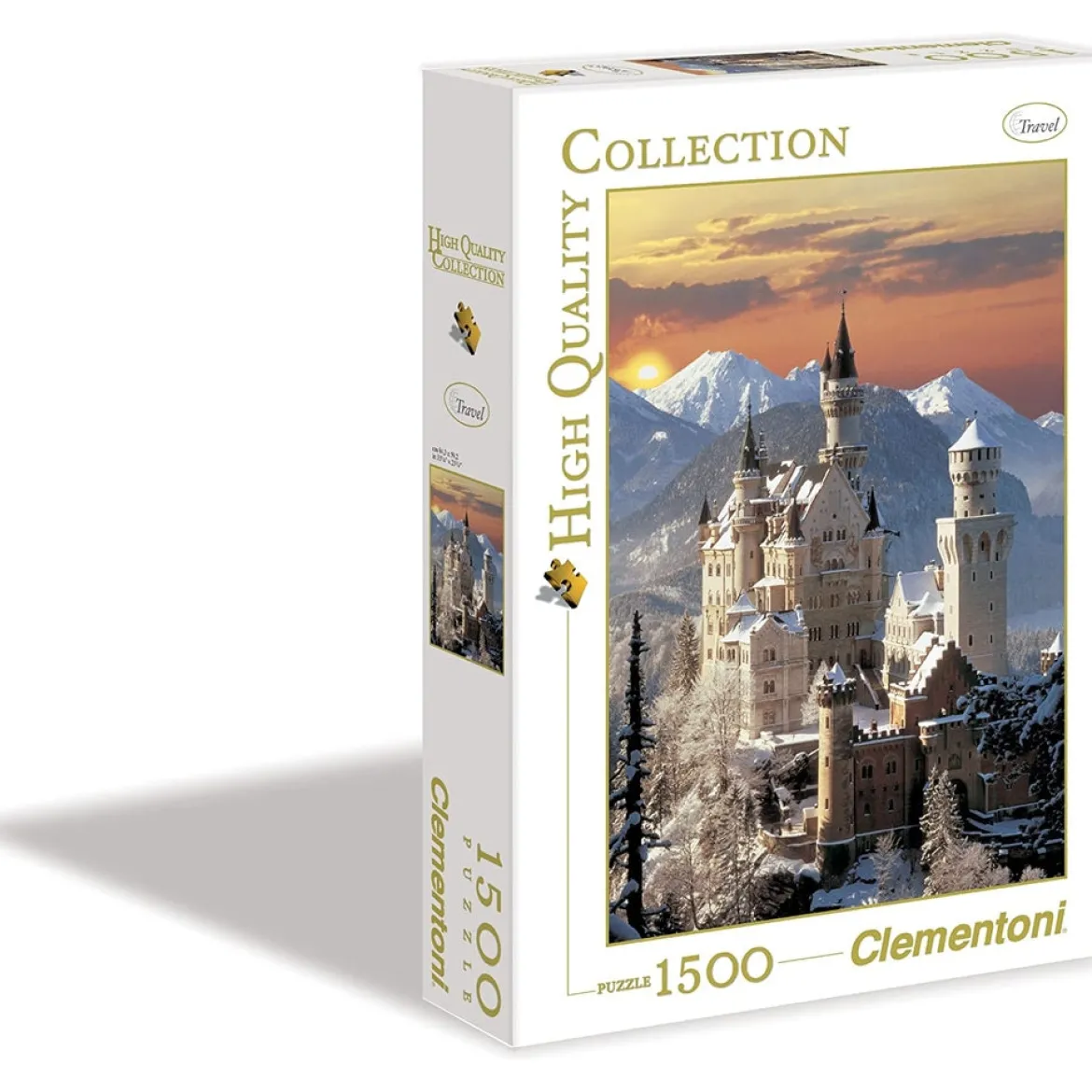 neuschwanstein - puzzle 1500 pezzi high quality collection