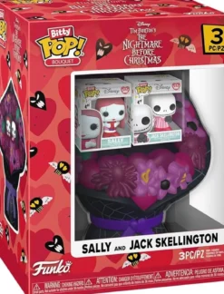 nightmare before christmas - jack & sally - funko pop! bitty bouquet