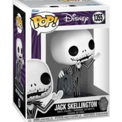 nightmare before christmas 30th anniversary - jack skellington with gravestone 9cm - funko pop 1355