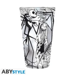 nightmare before xmas - bicchiere 400ml - jack & sally