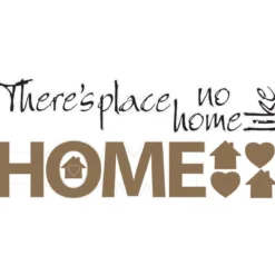 no place like home - adesivo removibile da parete