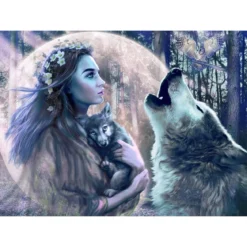 notte di luna piena - puzzle 1000 pezzi