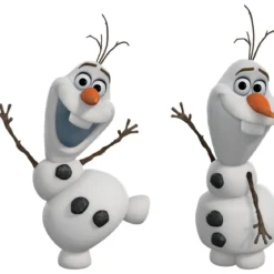 olaf the snowman - adesivo removibile da parete