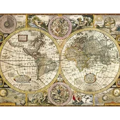 old map - puzzle 3000 pezzi high quality collection