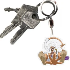 one piece - acryl keychain - luffy gear 5th