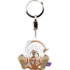 one piece - acryl keychain - luffy gear 5th