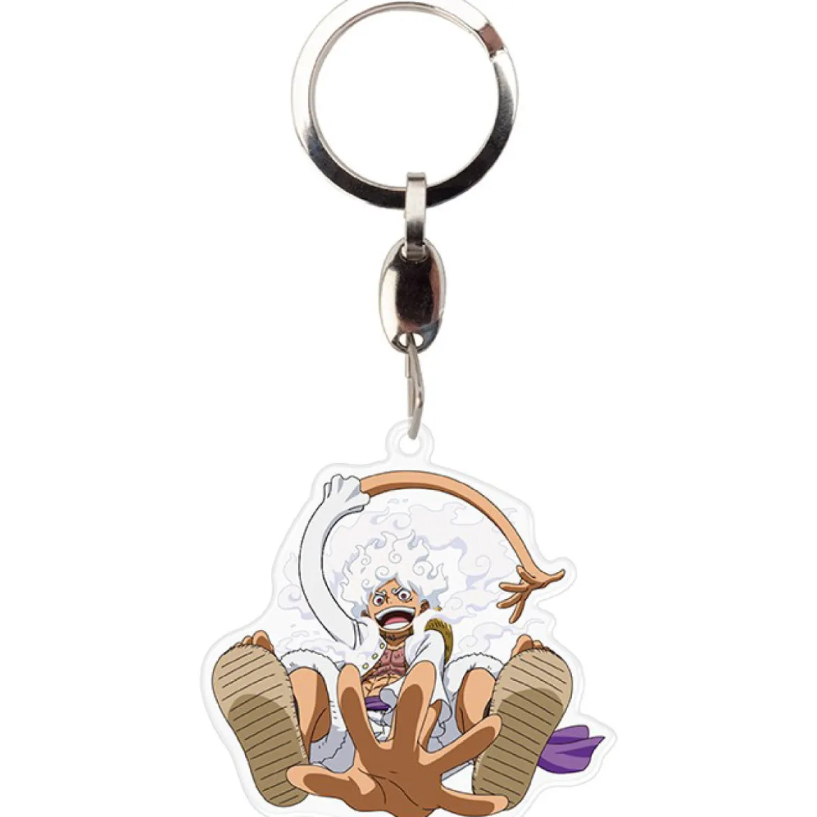one piece - acryl keychain - luffy gear 5th