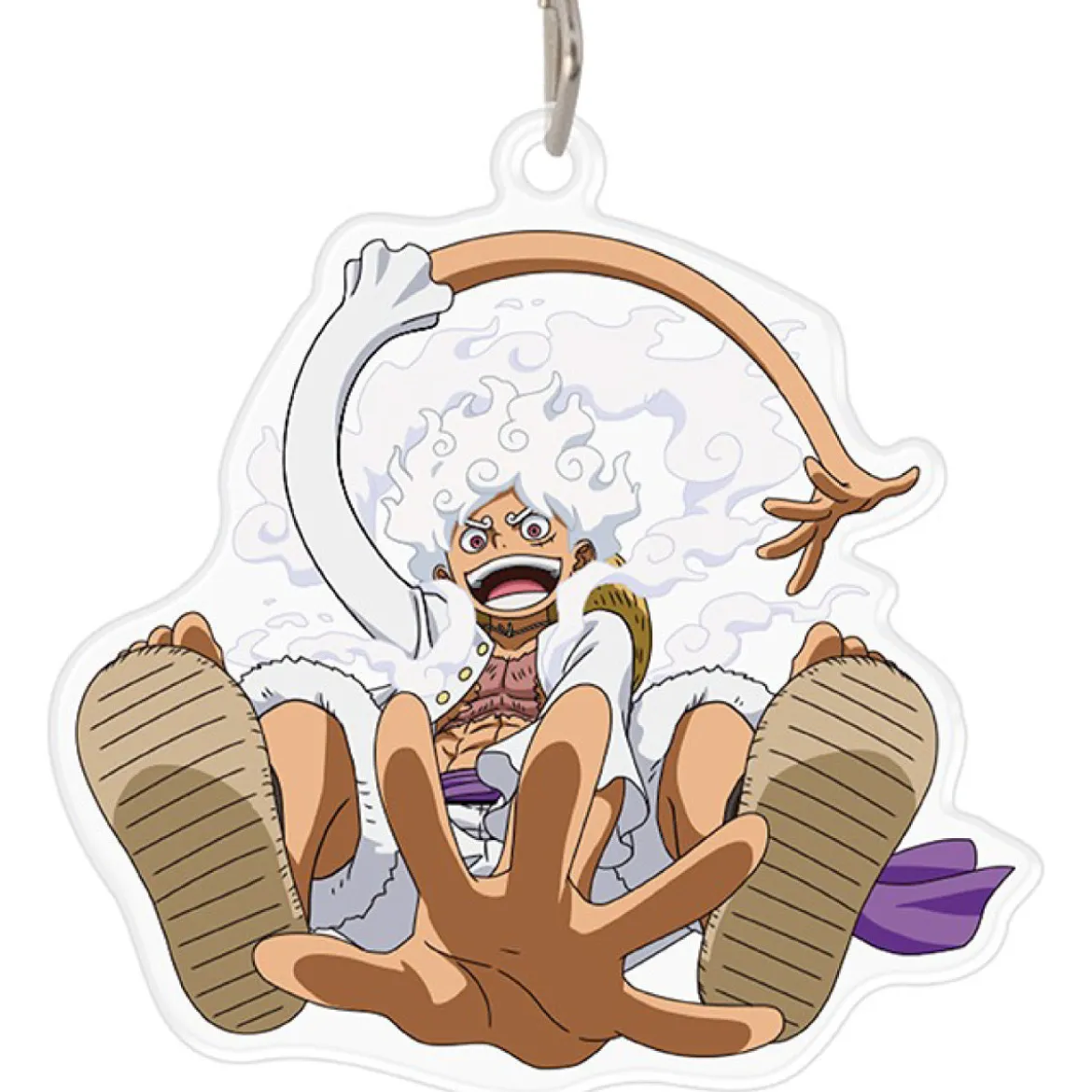 one piece - acryl keychain - luffy gear 5th