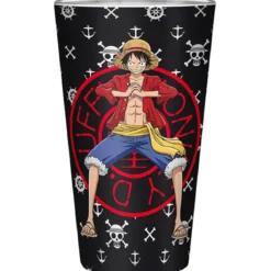 one piece - bicchiere large 400ml - luffy