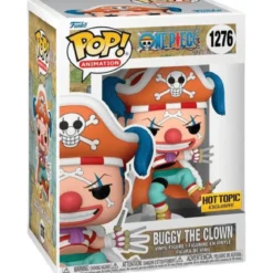 one piece - buggy the clown 9cm - funko pop! 1276 hot topic exclusive