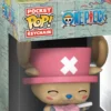 one piece - chopper con cotton candy - funko pop! keychain
