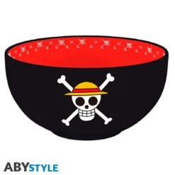 one piece - ciotola 600ml - straw hat jolly roger