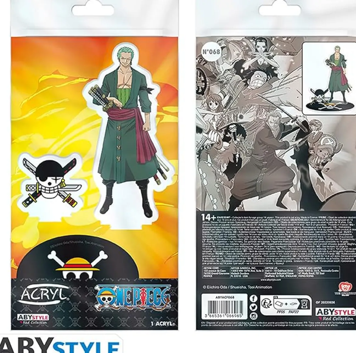 one piece - figure acryl - roronoa zoro