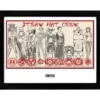 one piece - framed print - straw hat crew (30x40cm)
