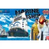 one piece - grand ship collection - marine war ship 15cm