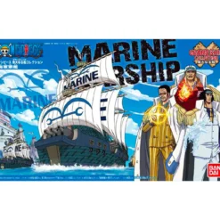 one piece - grand ship collection - marine war ship 15cm