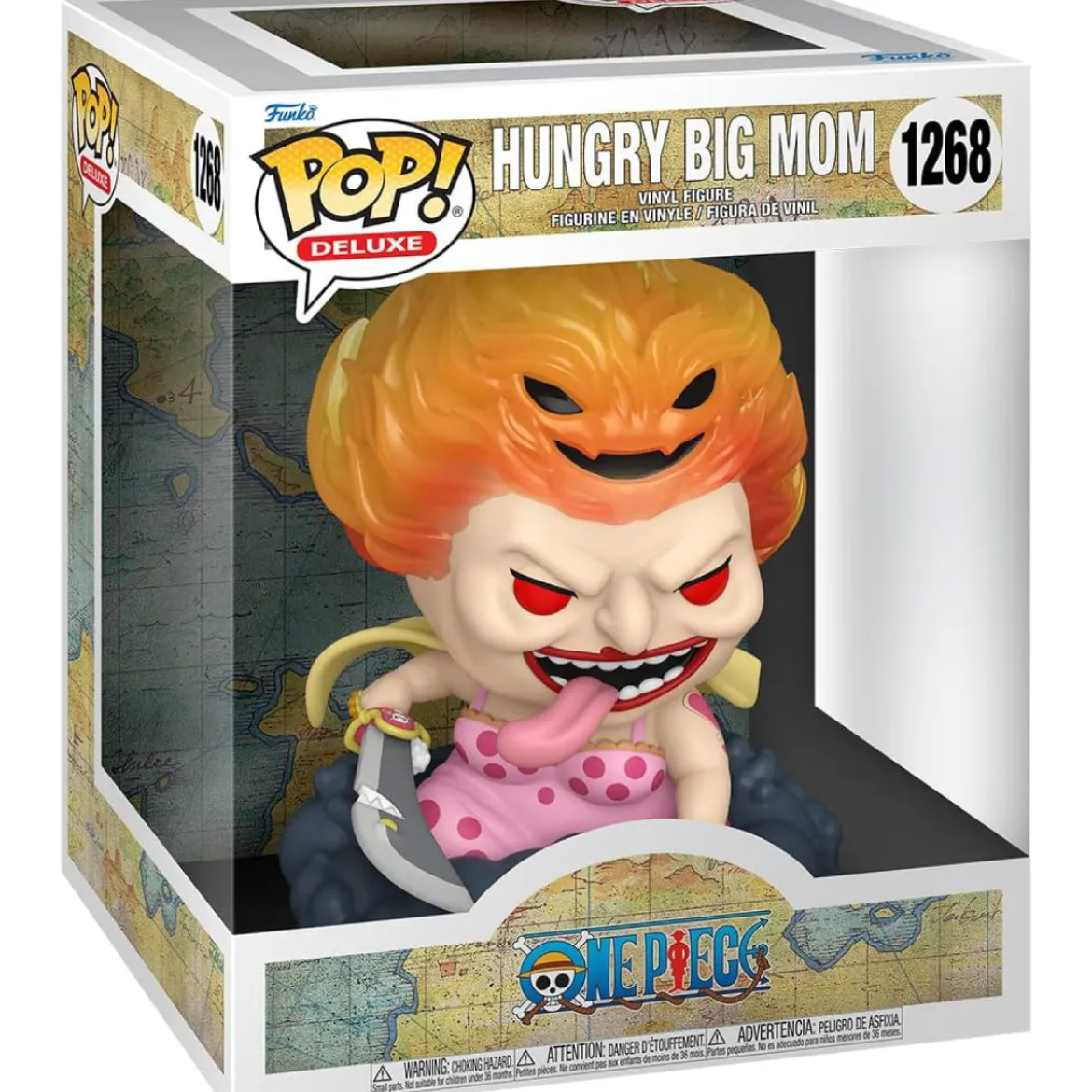 one piece - hungry big mom 25cm - funko pop! 1268 jumbo