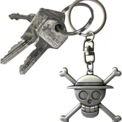 one piece - keychain 3d - skull