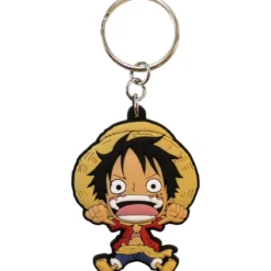one piece - keychain pvc - luffy