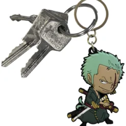 one piece - keychain pvc - zoro