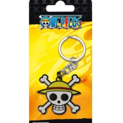one piece - keychain - skull luffy