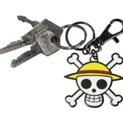 one piece - keychain - skull luffy