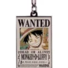 one piece - keychain - wanted luffy