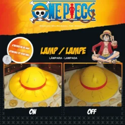 one piece - lampada - cappello di paglia