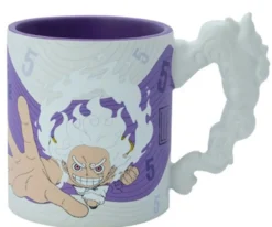 one piece - luffy gear 5th - tazza con manico 3d
