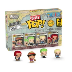 one piece: luffy 4 pack 3cm - funko pop! bitty