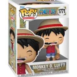 one piece - monkey d. luffy with meat 9cm - funko pop! 1771