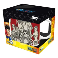 one piece - mug - 320 ml - luffy's crew japanese style - subli