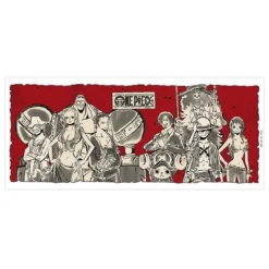 one piece - mug - 320 ml - luffy's crew japanese style - subli
