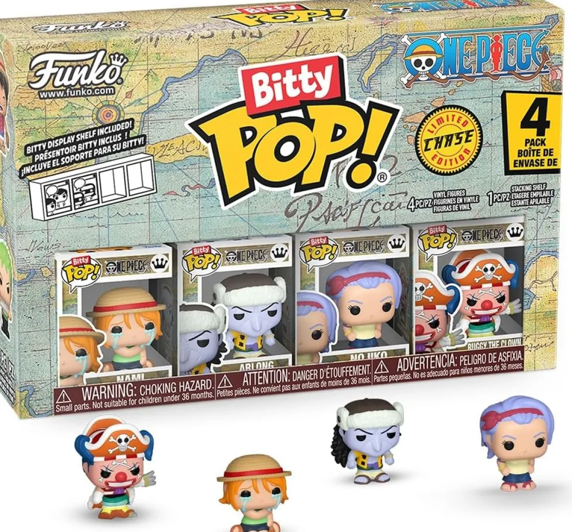 one piece: nami 4 pack 3cm - funko pop! bitty