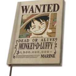 one piece - notebook a5 - wanted luffy